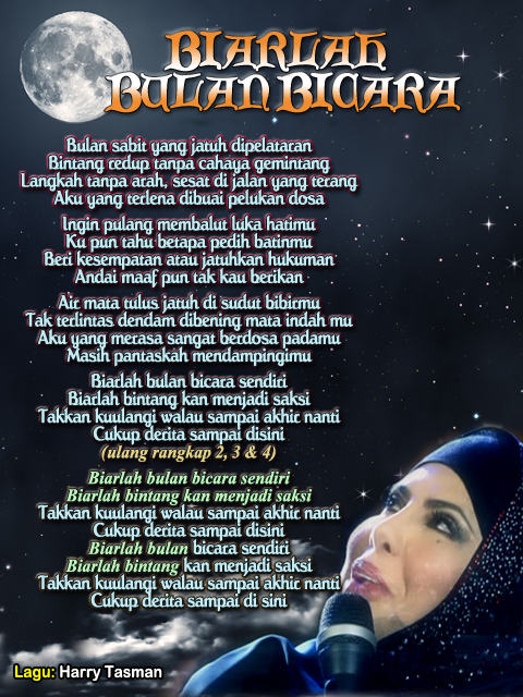 Lirik Lagu Biarlah Bulan Bicara